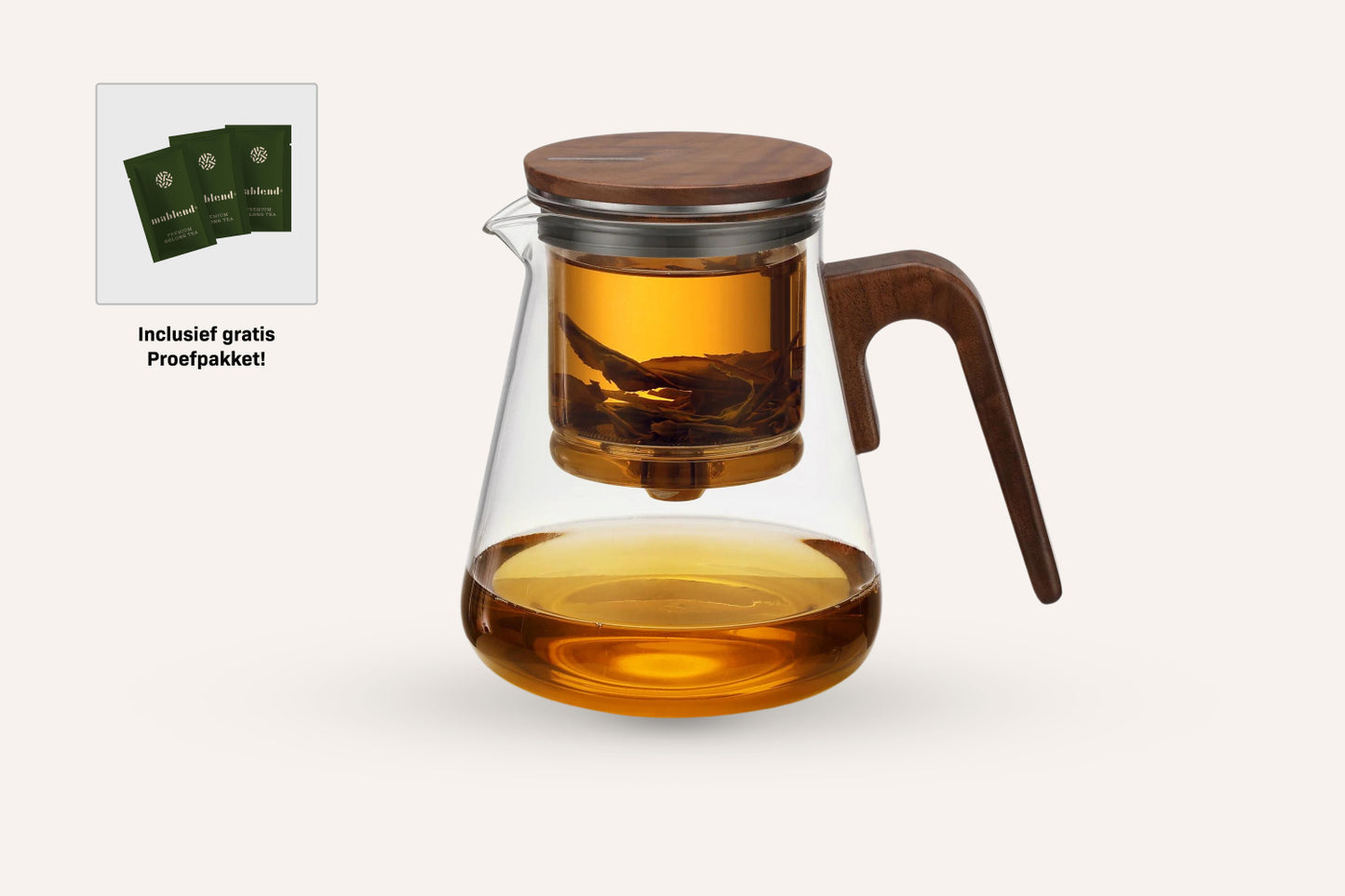 
                  
                    Glass Teapot with Filter for Loose Tea - 0.5L
                  
                